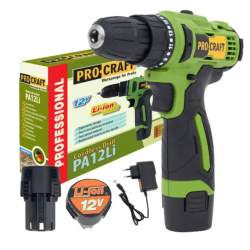 Шуруповерт Procraft PA12Li COMPACT