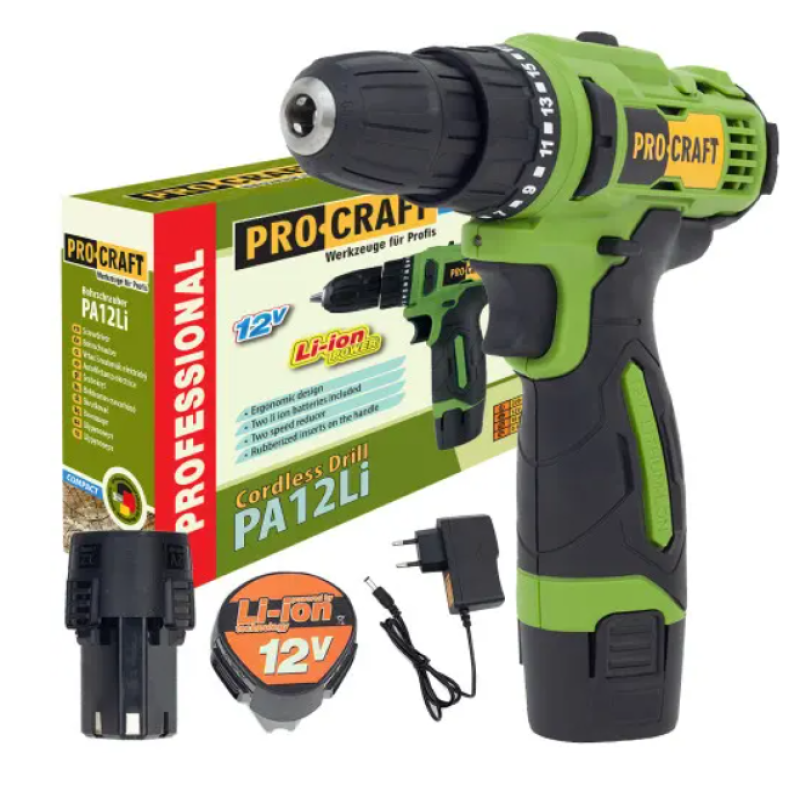 Шуруповерт Procraft PA12Li COMPACT Шуруповерт Procraft PA12Li COMPACT